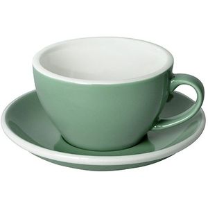 Loveramics Egg Cappuccino kop en schotel Mint 250 ml