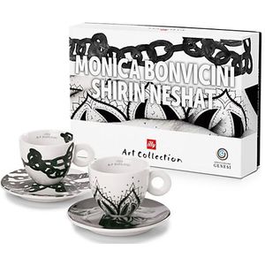 illy Art Collection Genesi Cappuccino Kop en Schotel 2 stuks Set A