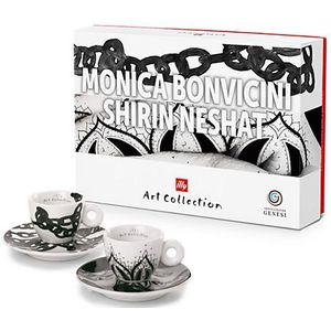 illy Art Collection Genesi Espresso Kop en Schotel 2 stuks Set A