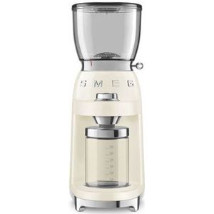 SMEG CGF01CREU - Elektrische koffiemolen - Crème - 30 maalstanden