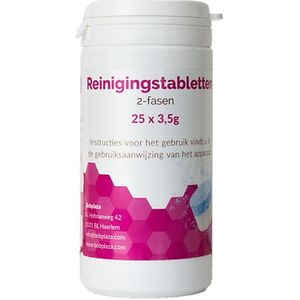 Bobplaza Universele Reinigingstabletten 2-Fasen 25 stuks