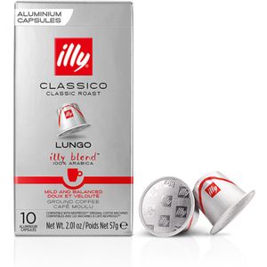illy Capsules Nespresso Compatible Classico Lungo 10 stuks