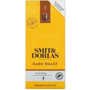 SMIT&DORLAS Dark Roast Capsules Nespresso Compatible 10 stuks