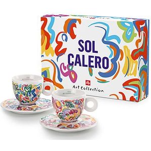 illy Art Collection Sol Calero 2025 Cappuccino Kop en Schotel 2 stuks