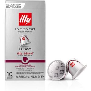 illy Capsules Nespresso Compatible Intenso Lungo 10 stuks