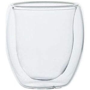 Dubbelwandig Glas 80 ml 2 stuks
