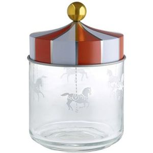 Alessi Circus Glazen Voorraadpot 0,75L