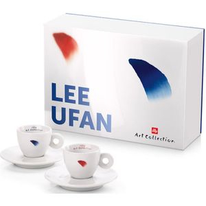 illy Art Collection Lee Ufan Espresso Kop en Schotel 2 stuks