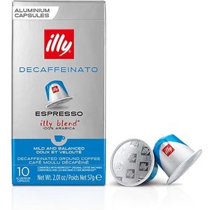 illy Capsules Nespresso Compatible Decaffeinato 10 stuks