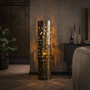 Davidi Design Patch Cylinder Vloerlamp Brons