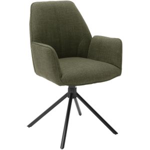 Nova Design Pemba Armstoel Olijfgroen set van 2