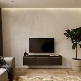 Artego Design Hugo 150 cm TV Wandmeubel Turin Zwart