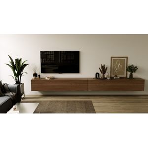 Nova Design Credenza 276 cm Walnoot TV Wandmeubel