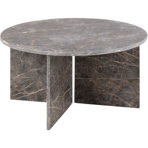 Hjem Interiors Neo Ronde Salontafel Marmer Bruin