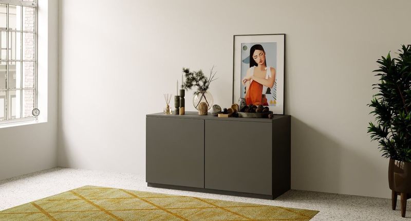 Artego Design Elva Turin 123 cm Dressoir Grafiet