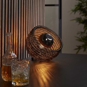 Davidi Design Coil Zwart Nikkel Tafellamp met Reflectorkap Ø25