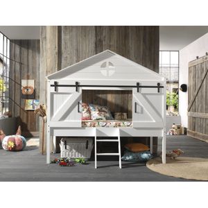 KidsOnly Barnie Halfhoogslaper 90 x 200 cm Wit