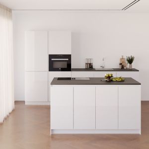 Artego Design Eco Citrus Eiland Keuken Hoogglans Alpine Wit