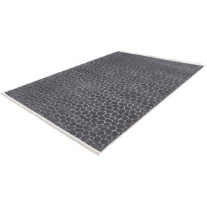 Lalee Peri - Vloerkleed - Tapijt – Karpet - Super zacht - 3D Effect - Wasmachine proof - 200x280 – Grafiet