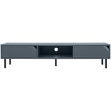 Tenzo Corner TV-meubel 2-Deuren en Kubus Meerblauw