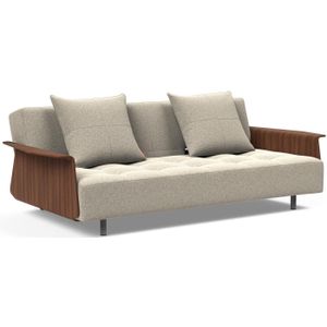 Innovation Living Long Horn Beige Bouclé Slaapbank Deluxe