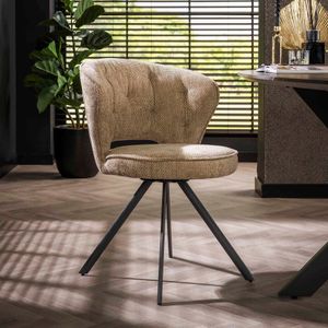 Davidi Design Alven Zand Draaistoel Halfronde Rug