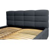 Trae Mobler Faro 180 x 200 cm Gestoffeerd Bed Donkerblauw