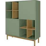 Tom Tailor Color Living Opbergkast 2-Deuren met Kubussen Eucalyptus