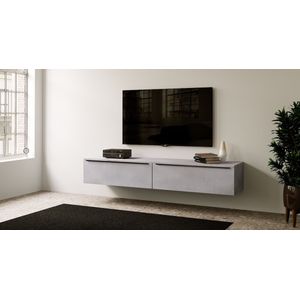 Artego Design Delta Betongrijs 163 cm TV Wandmeubel