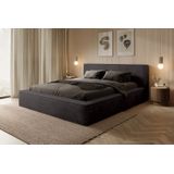 Trae Mobler Alma 180 x 200 cm Gestoffeerd Bed Antraciet