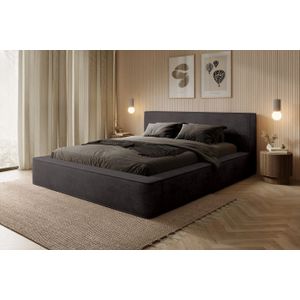 Trae Mobler Alma 180 x 200 cm Gestoffeerd Bed Antraciet