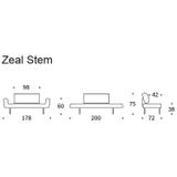 Innovation Living Zeal Stem Slaapbank Grijs