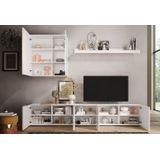 Benvenuto Design Venus TV meubel set Wit Hoogglans / Kadiz