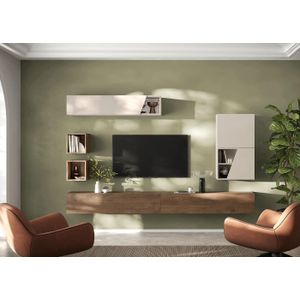 Benvenuto Design Infinity 2.0 Cashmere / Mercure Eiken TV Meubel Set 71