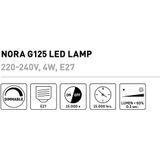 Calex Holland Nora G125 LED Lamp Blauw