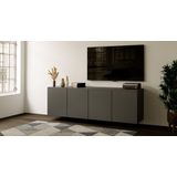 Artego Design Neve Grafiet 200 cm Zwevend Dressoir