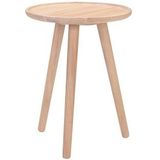 Sits Love Ronde Bijzettafel Blank Eiken