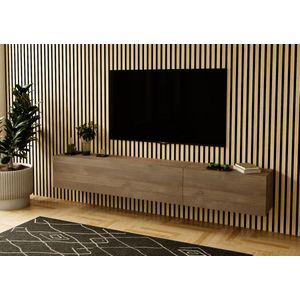 Nova Design Valentino 207 cm Mercure Eiken TV Wandmeubel