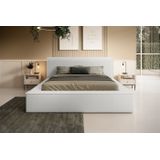 Trae Mobler Fatima 160 x 200 cm Gestoffeerd Bed Ivory