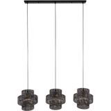 Davidi Design Lantern Hanglamp 3L Zwart/Bruin