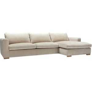 Sits Sophia 2-zits + Chaise Longue Hoekbank Nature