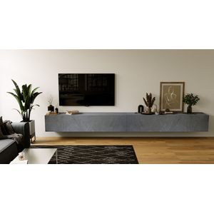 Nova Design Valentino 276 cm Piombo TV Wandmeubel