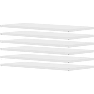 Tenzo Dakota Wandkast Planken Creme 6-Stuks