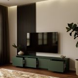 Artego Design Hugo 203 cm TV Ladekast Staand Soft Pro Groen