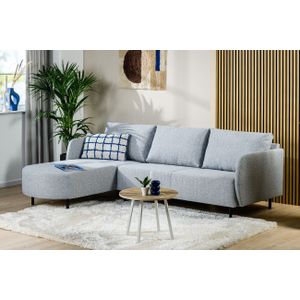 Lions Design Urban Grijs 3-zits Bank + Chaise Longue Rechts/Links