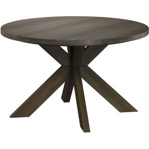 Caso Furniture Gro Ø120 cm Ronde Eettafel Gerookt Eiken