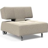 Innovation Living Long Horn Beige Bouclé Fauteuil