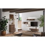 Benvenuto Design Monaco HG Wit / Mercure Eiken TV-meubel 180 cm