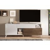 Benvenuto Design Monaco HG Wit / Mercure Eiken TV-meubel 180 cm
