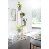 Sky Style Runder Plantentafel Marmer / Goud